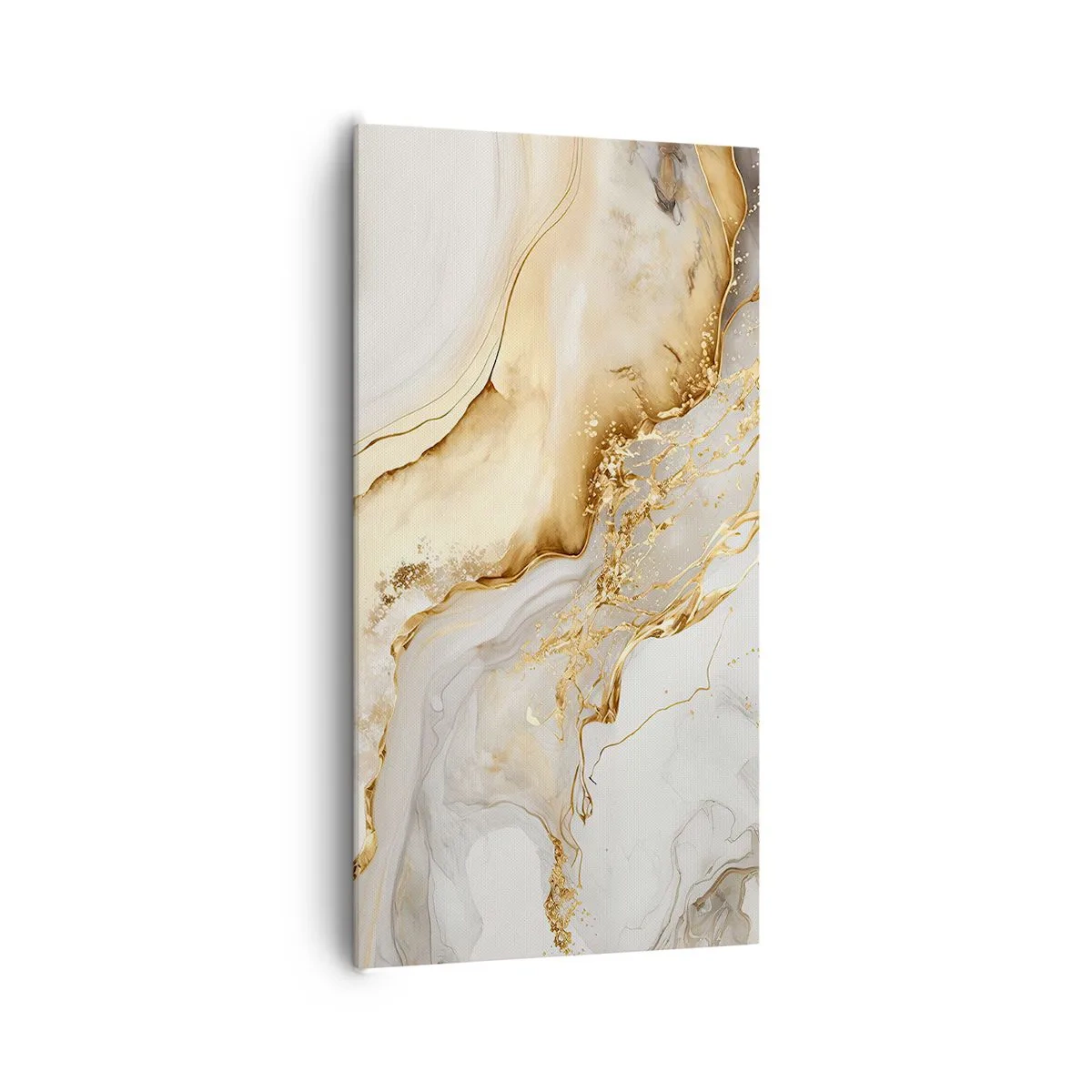 Schilderen op canvas - Abstractie: schoonheid en goedheid - 65x120 cm