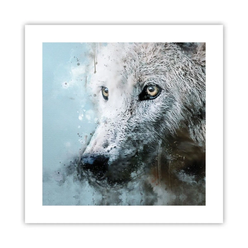 Poster - Ontmoet de wolvenziel - 40x40 cm