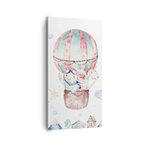 Schilderen op canvas - We zijn zo terug! - 65x120 cm