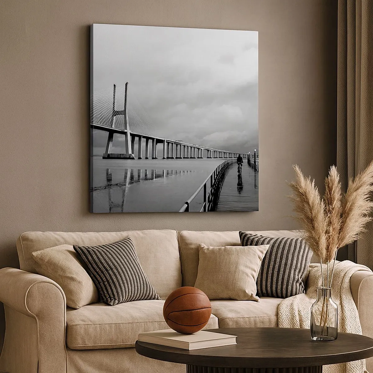 Schilderen op canvas - Gun iedereen wat hij verdient. - 30x30 cm