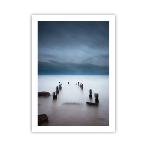 Poster - Peinzend meer - 50x70 cm
