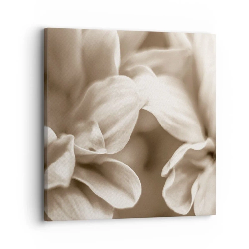 Schilderen op canvas - Zo zacht als een glimlach - 30x30 cm