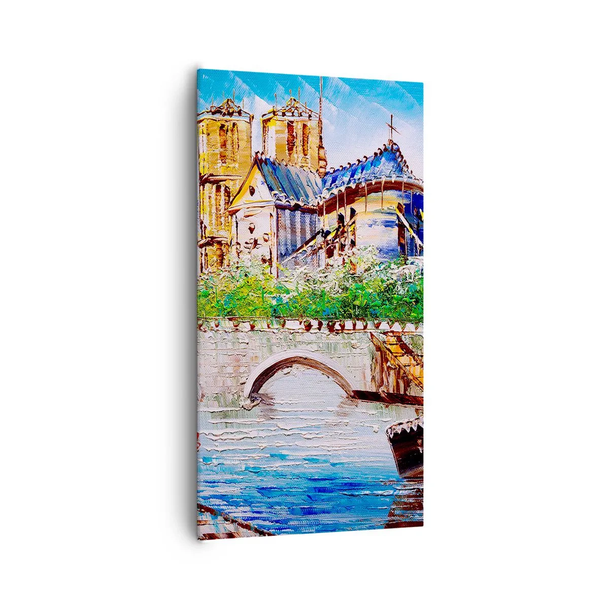 Schilderen op canvas - Hun tijd gaat nooit voorbij - 65x120 cm