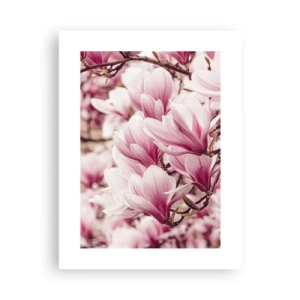 Poster - De lente is roze - 30x40 cm