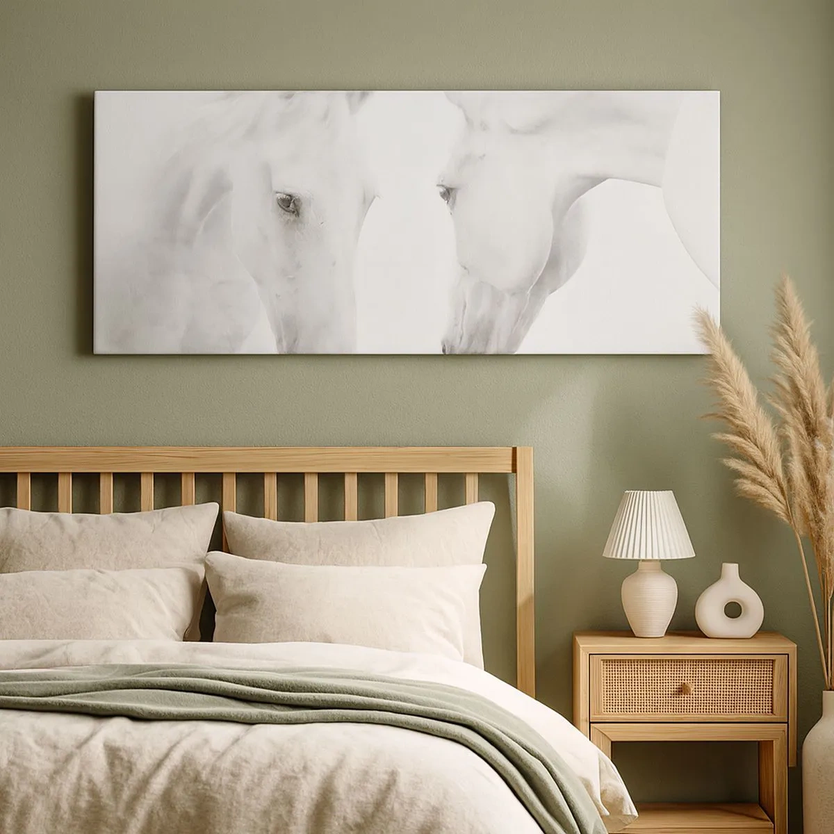 Schilderen op canvas - Is dit vriendschap...? - 100x40 cm