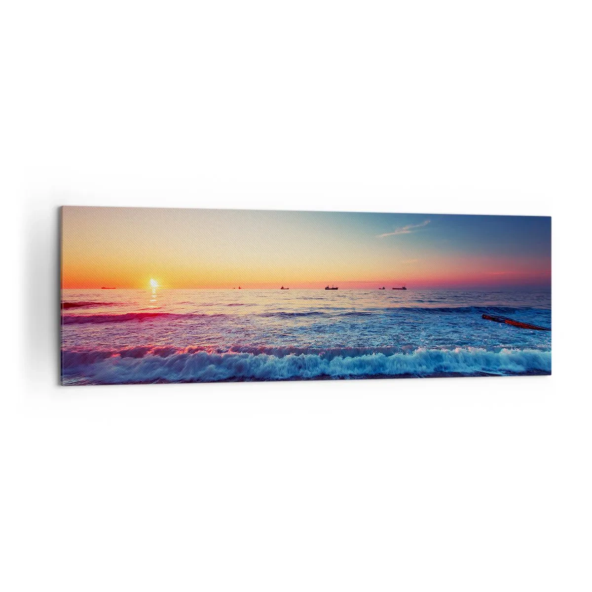 Schilderen op canvas - Hoe zit het met de horizon? - 160x50 cm
