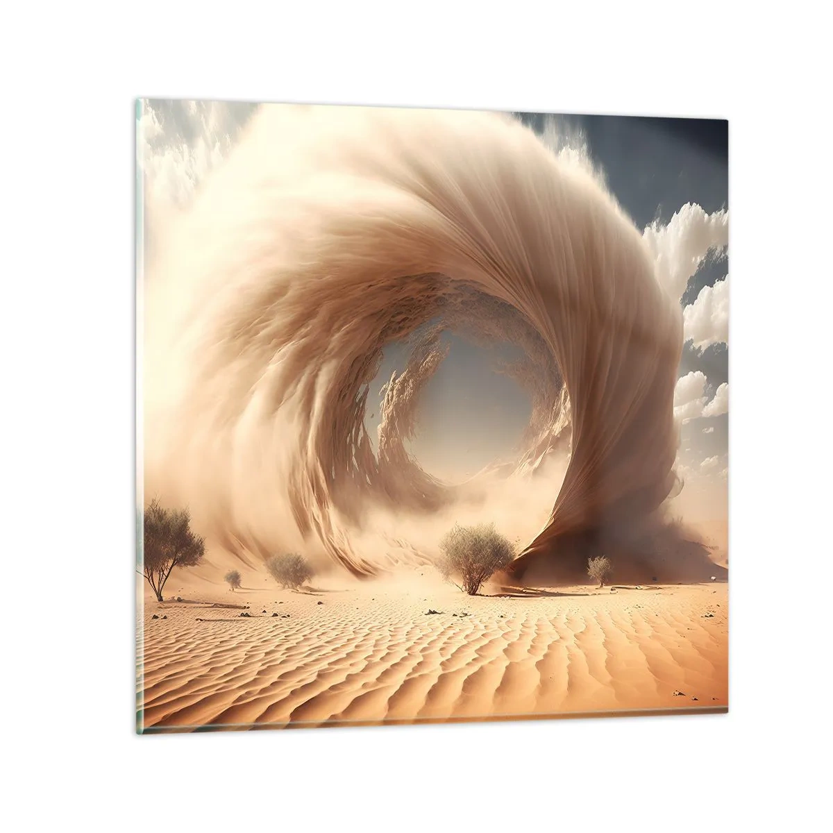 Schilderen op glas - Open portaal - 70x70 cm