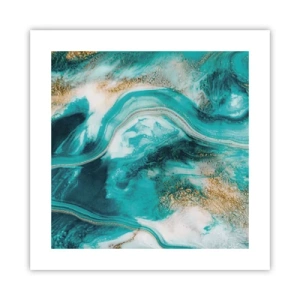 Poster - De rivier van goud - 40x40 cm