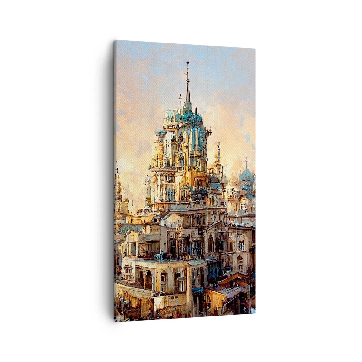 Schilderen op canvas - Stad der steden - 45x80 cm