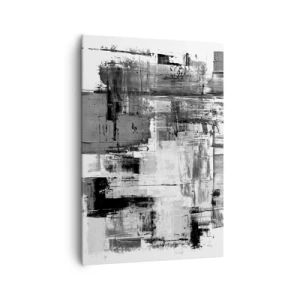 Schilderen op canvas - Grijs is prachtig - 70x100 cm