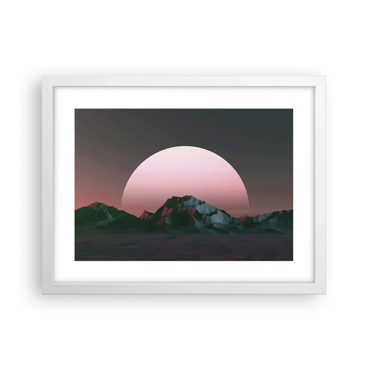 Poster in een witte lijst - In een naburig sterrenstelsel - 40x30 cm