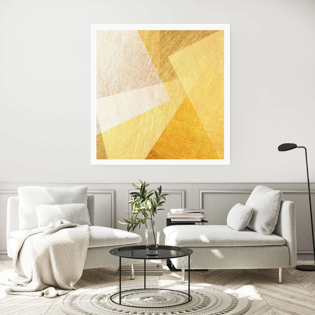 Poster - Geometrie weer - 30x30 cm