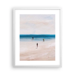 Poster in een witte lijst - Een natuurlijke behoefte - 40x50 cm