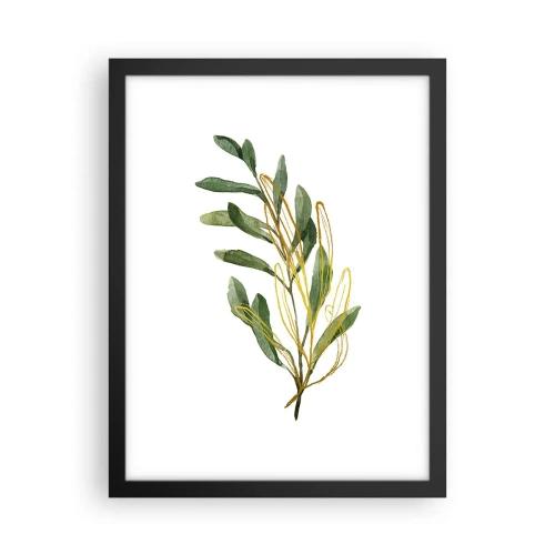 Poster in een zwarte lijst - Alles wat goed is - 30x40 cm