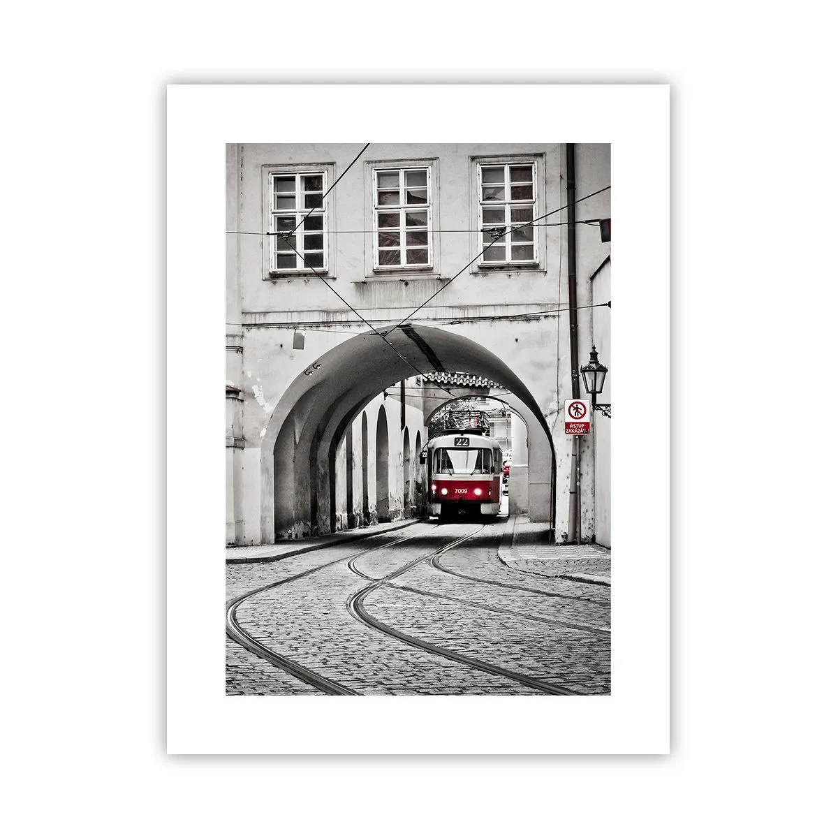 Poster - Door het doolhof van de stad - 30x40 cm