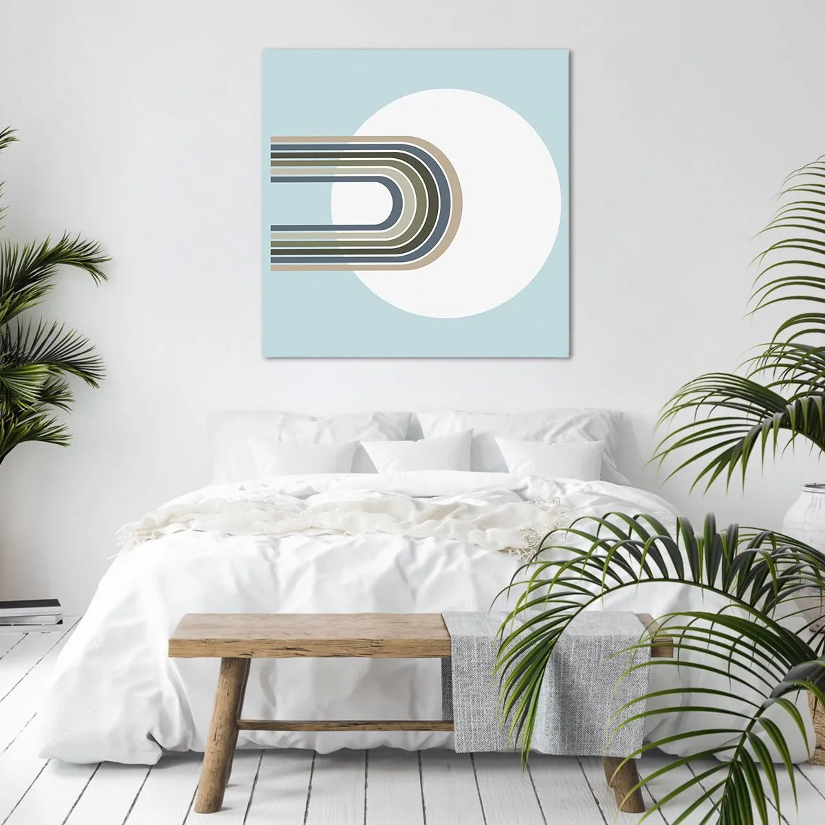 Schilderen op canvas - Onweerstaanbare aantrekkingskracht - 60x60 cm