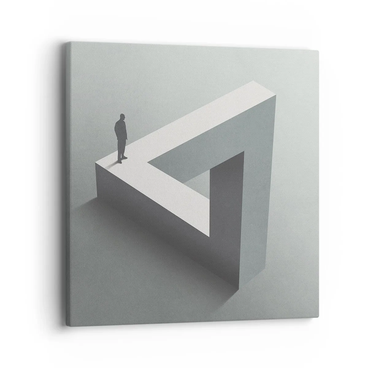 Schilderen op canvas - Maar het is toch mogelijk - 40x40 cm