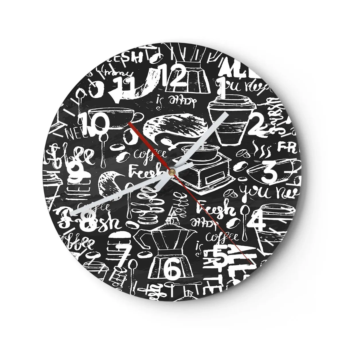 Wandklok - Klok - Alles wat je nodig hebt is… - 40x40 cm