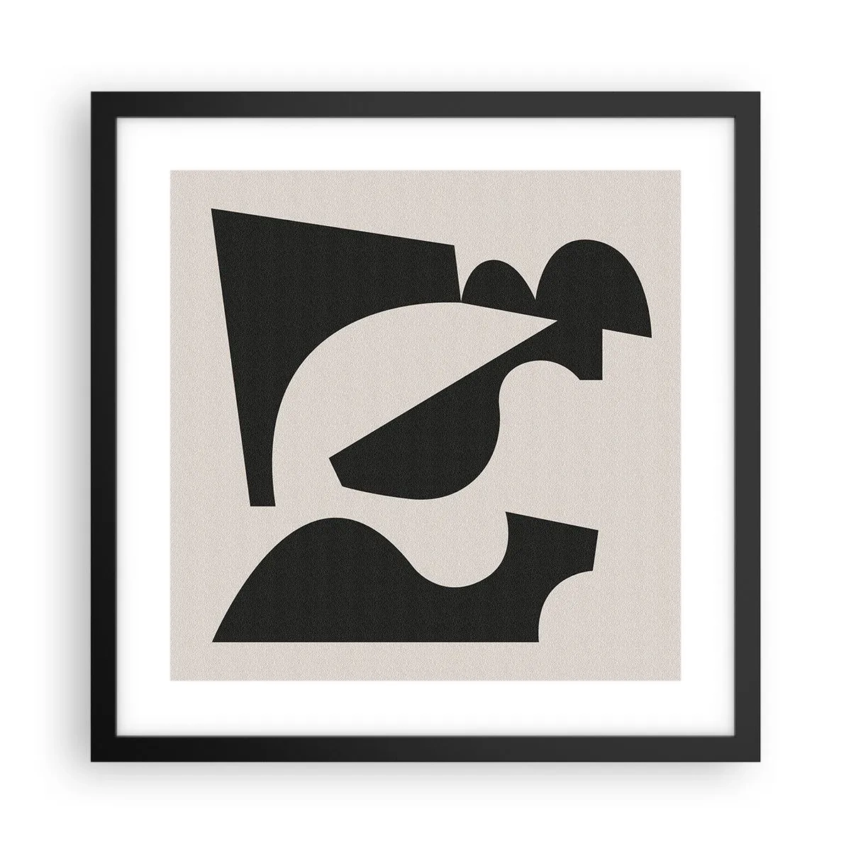 Poster in een zwarte lijst - Voor zelfassemblage - 40x40 cm