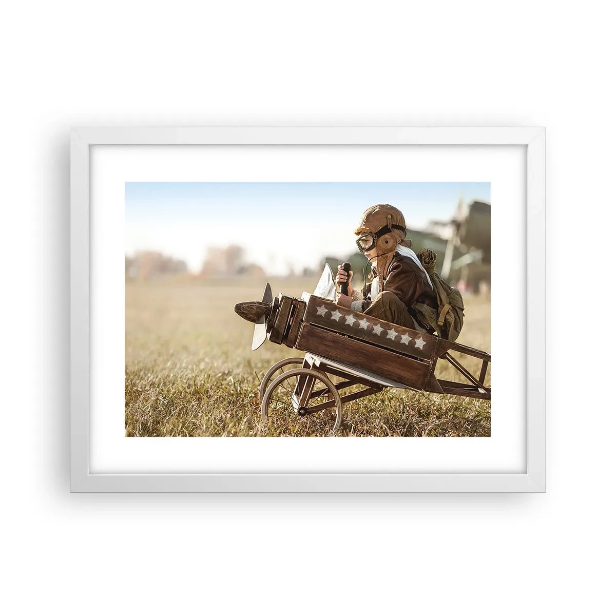 Poster in een witte lijst - Begin naar een droom - 40x30 cm