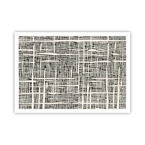 Poster - Geweven compositie - 100x70 cm