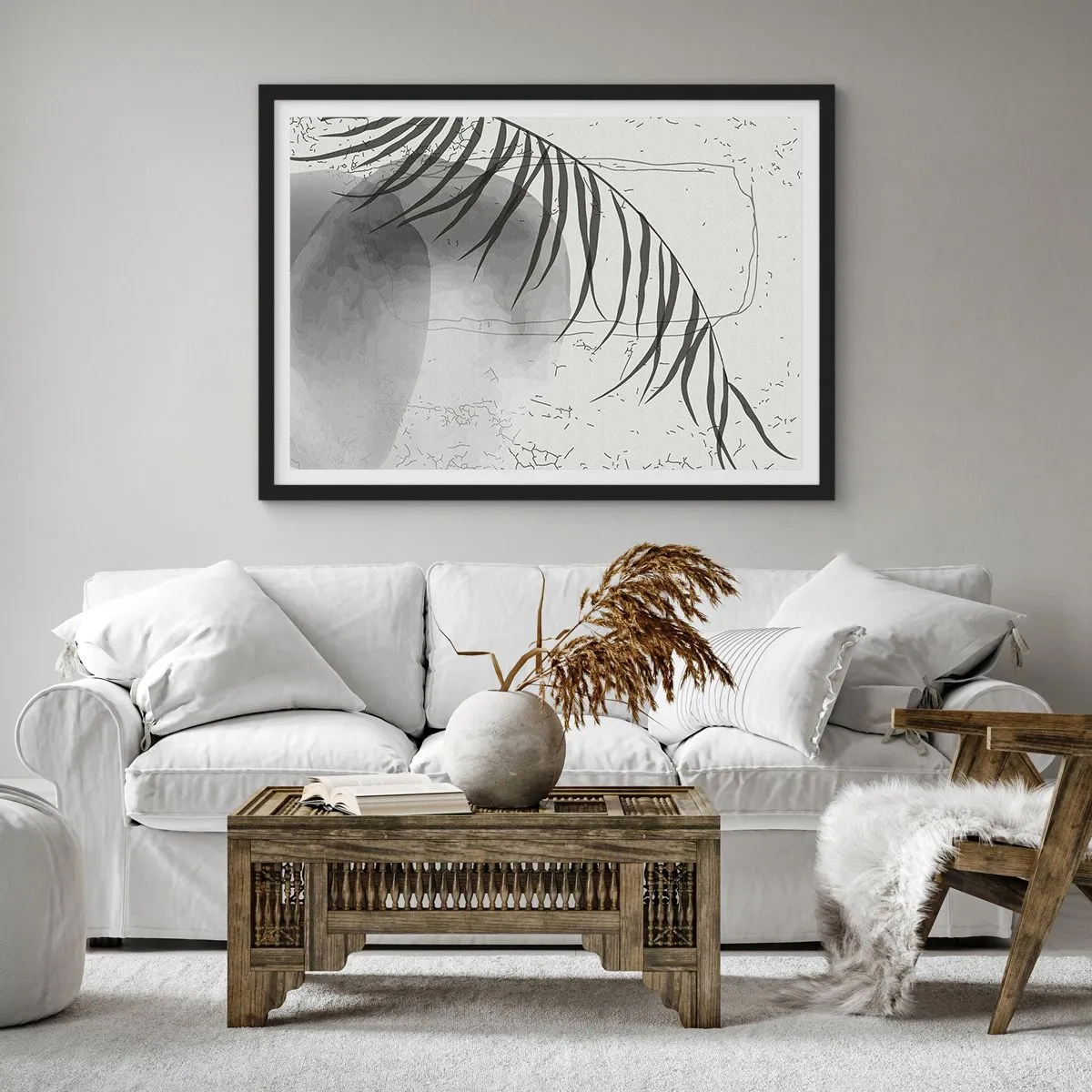 Poster in een zwarte lijst - Het subtiele exotisme van de natuur - 70x50 cm