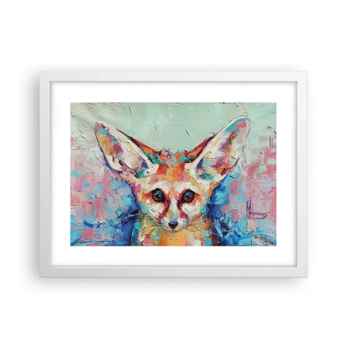 Poster in een witte lijst - Ben je klaar voor mij? - 40x30 cm