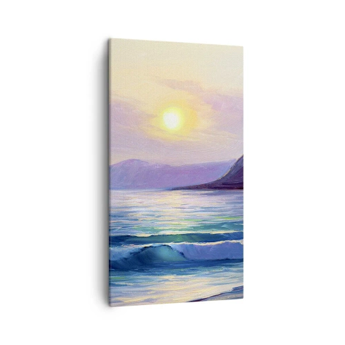 Schilderen op canvas - Water en luchtkristal - 45x80 cm