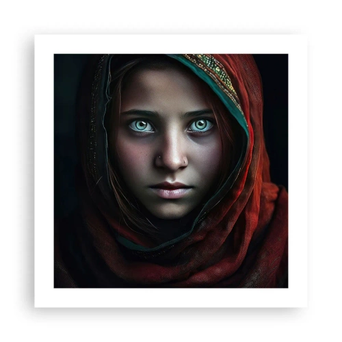 Poster - Oosterse prinses - 50x50 cm