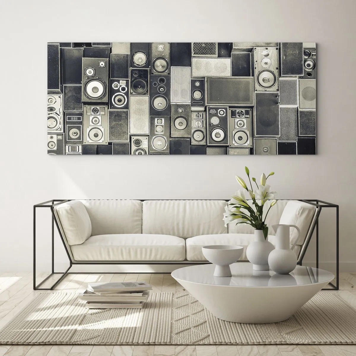 Schilderen op glas - En alles is goed - 120x50 cm