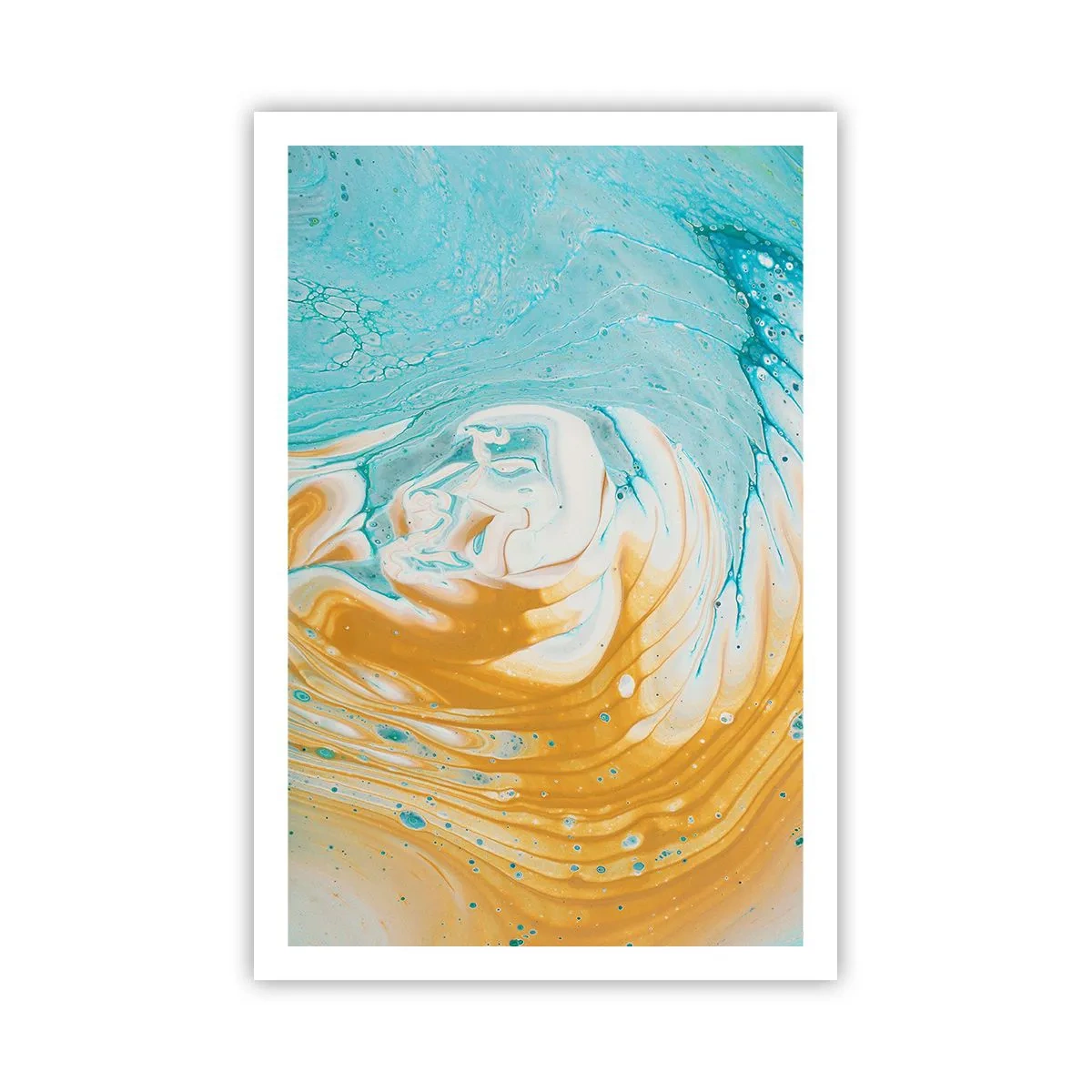 Poster - Pastel werveling - 61x91 cm