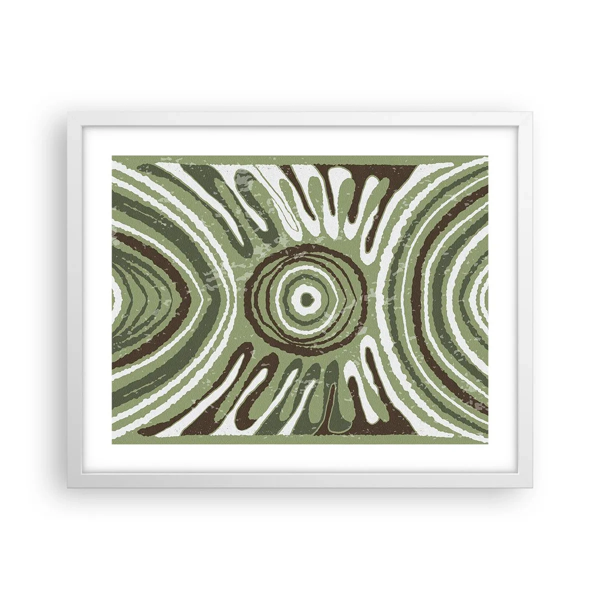 Poster in een witte lijst - Een explosie van emoties - 50x40 cm