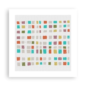 Poster - Onbekend spel - 40x40 cm