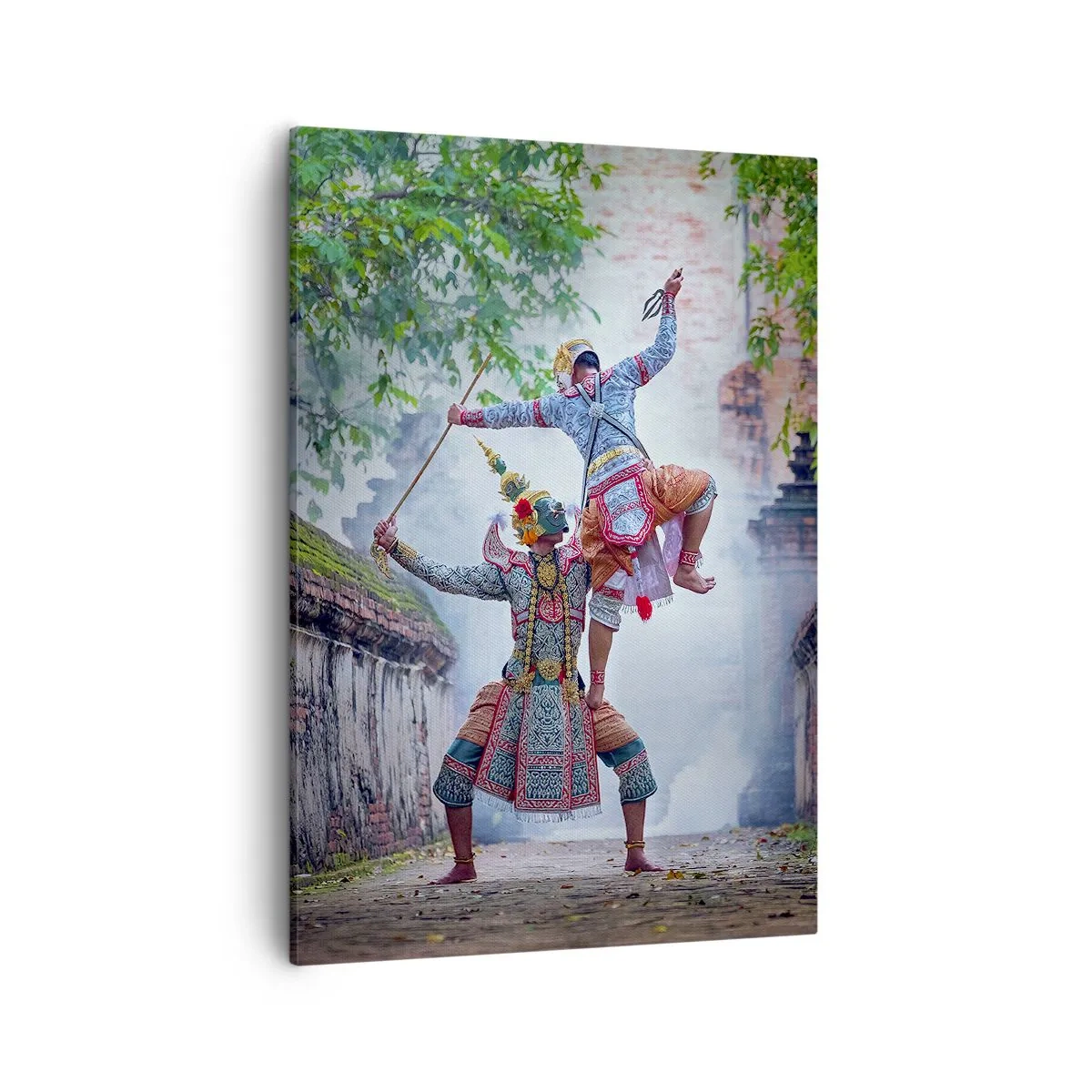 Schilderen op canvas - De dans is verwoestend mooi - 50x70 cm