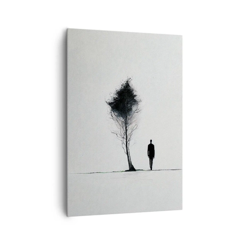 Schilderen op canvas - Wij dwalen allemaal - 70x100 cm