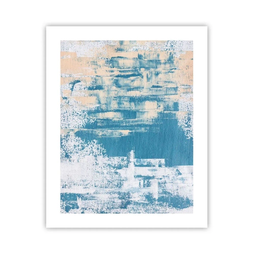 Poster - Door een ijspegel - 40x50 cm