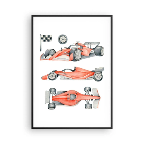 Poster in een zwarte lijst - Jaag je droom na - 70x100 cm