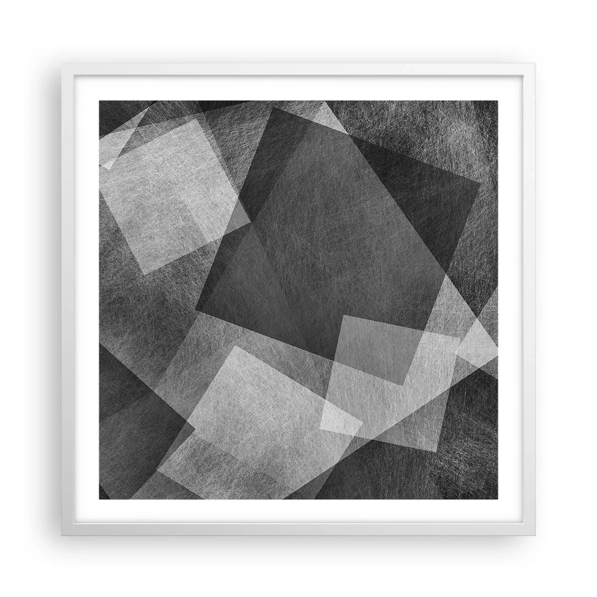 Poster in een witte lijst - Het eeuwige symbool van duurzaamheid en orde - 60x60 cm