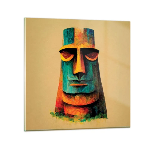 Schilderen op glas - Statig, toch lief - 50x50 cm