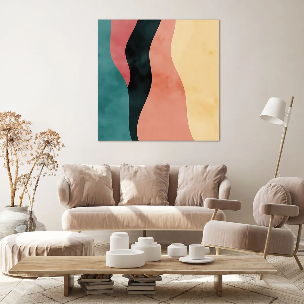 Schilderen op canvas - Conforme non-conformiteit - 30x30 cm