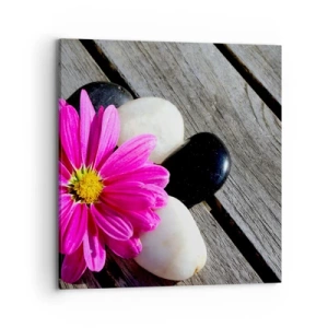 Schilderen op canvas - Rust op de pier - 70x70 cm