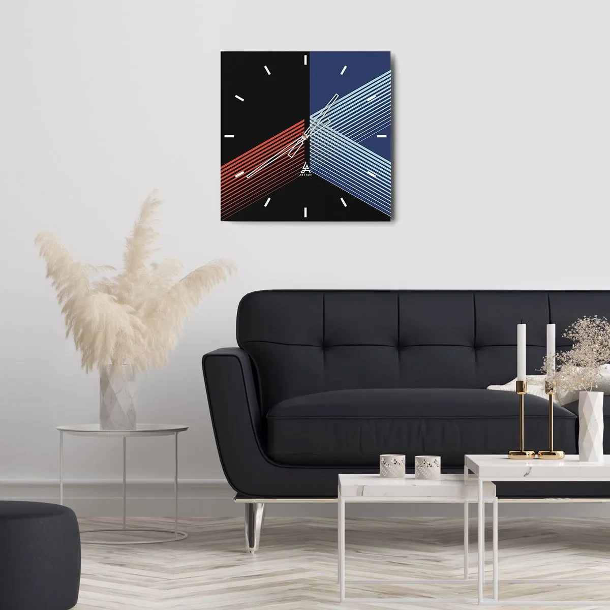 Wandklok - Klok - Een eenvoudig verhaal - 40x40 cm