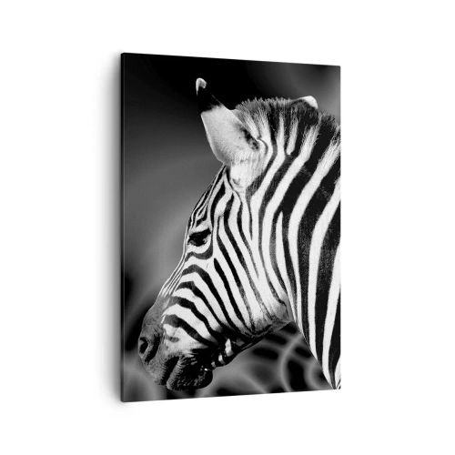 Schilderen op canvas - Wit is wit en zwart is zwart - 50x70 cm