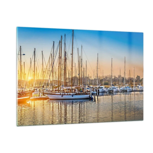 Schilderen op glas - De wind moet ook slapen - 120x80 cm