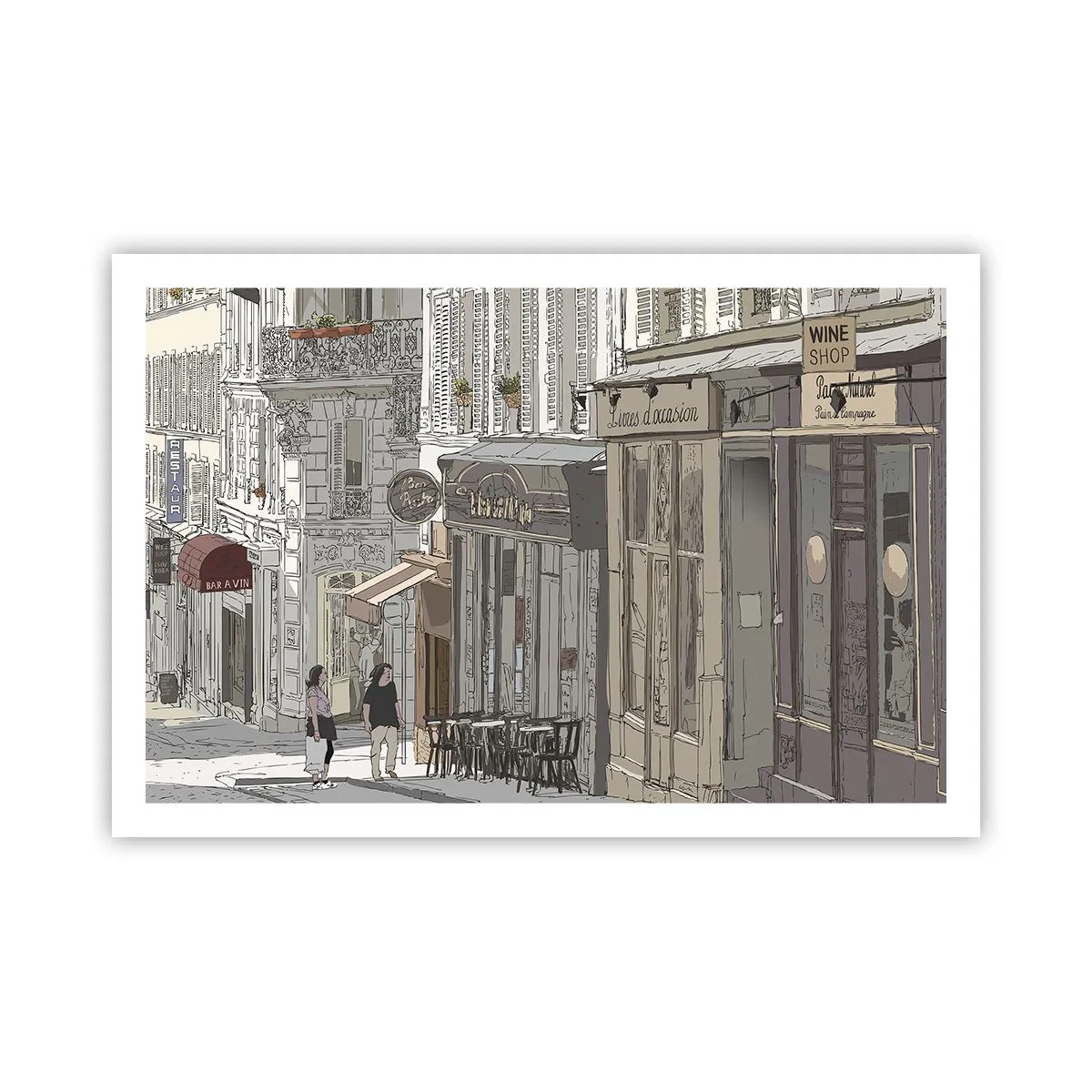 Poster - Stadsvreugde - 91x61 cm