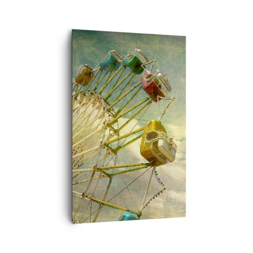 Schilderen op canvas - Het zal zo zijn, het zal leuk zijn..., - 80x120 cm