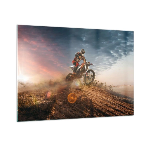 Schilderen op glas - Voor overwinning - 100x70 cm