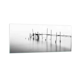 Schilderen op glas - Wat als er geen wereld is? - 100x40 cm