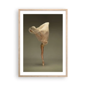 Een poster in een licht eiken lijst - Het zal snel omhoog vliegen - 50x70 cm