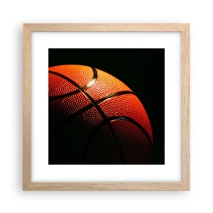 Een poster in een licht eiken lijst - Mooi als een planeet - 30x30 cm